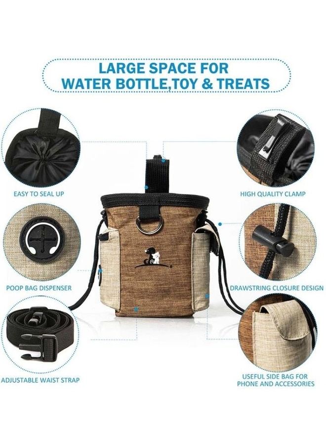 بي جي إم Outdoor Pet Training Storage Waist Bag Brown - Image 4