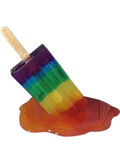 Artificial Melting Ice Cream Sculpture Multicolour