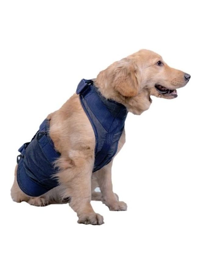 بي جي إم Pet Senior Dogs Chest Harness And Leash Dark Blue XS - Image 1