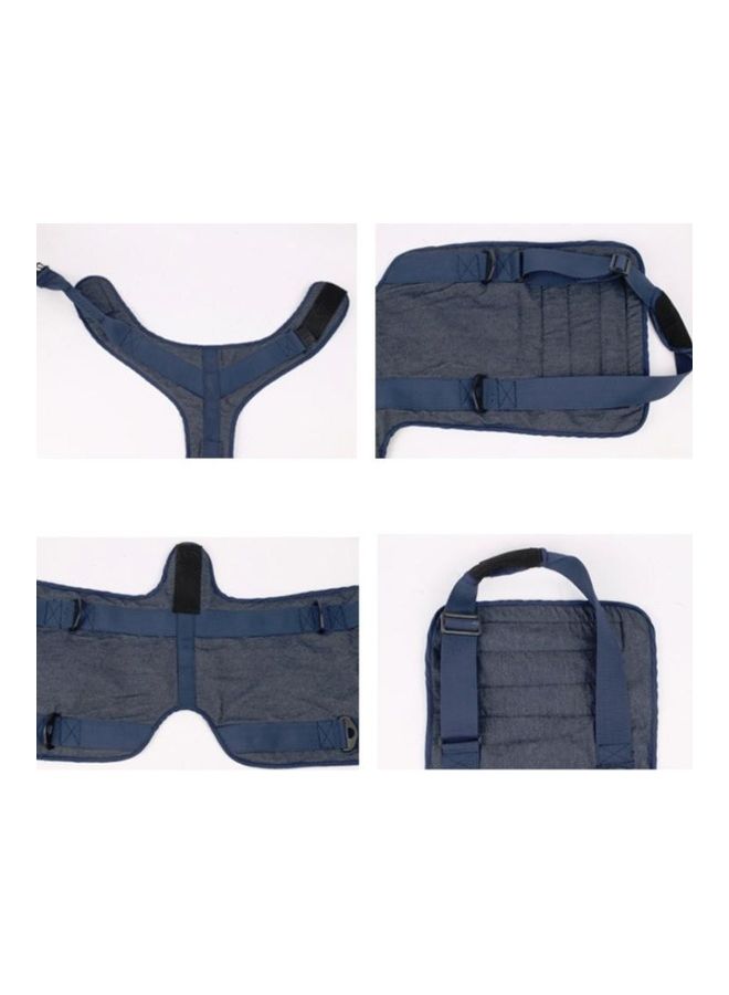 بي جي إم Pet Senior Dogs Chest Harness And Leash Dark Blue XS - Image 2