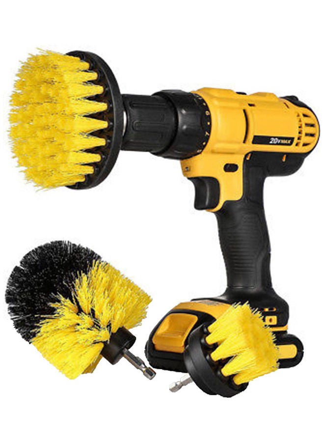 Generic - 3-Piece Power Scrubber Electric Drill Brush Set Multicolour - Image 1