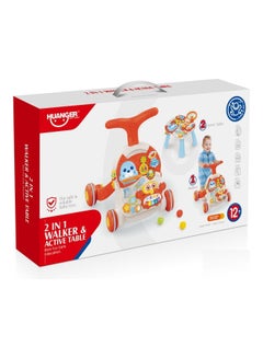 HUANGER Baby Walker Sit To Stand Toys,Kids Activity Center,Toddlers Musical Fun Table,Lights And Sounds, Learning, For 9, 12, 18 Months,1, 2 Year Old,Infant, Boy, Girl  - Image 3