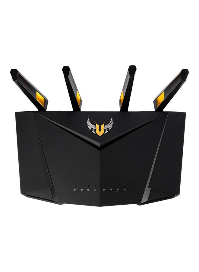 ASUS - TUF Gaming AX3000 V2 Dual Band WiFi 6 Gaming Router with Mobile Game Mode, 2.4GHz / 5GHz Bands, Up to 3000 Mbps, 2.5Gbps Port, Wi-Fi 6, AiProtection Pro Network Security, 90IG0790-MU9B00 Black - Image 1
