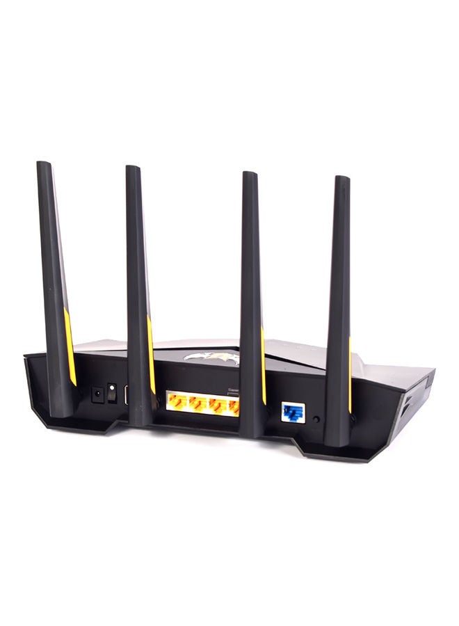 ASUS - TUF Gaming AX3000 V2 Dual Band WiFi 6 Gaming Router with Mobile Game Mode, 2.4GHz / 5GHz Bands, Up to 3000 Mbps, 2.5Gbps Port, Wi-Fi 6, AiProtection Pro Network Security, 90IG0790-MU9B00 Black - Image 1