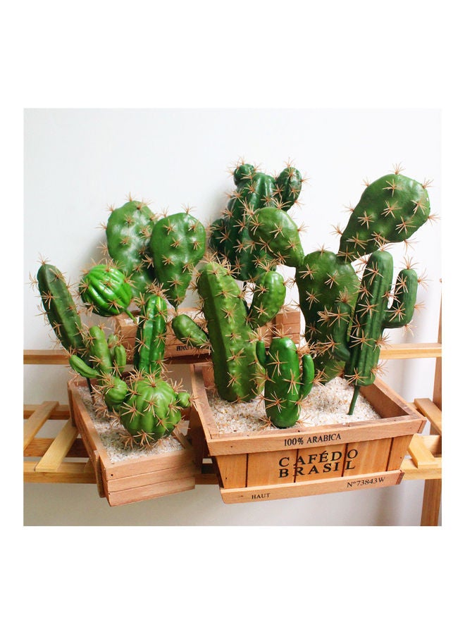Generic 1Pc Foam Artificial Cactus Succulent Tropical Plant Bonsai Desk Home Party Decor Multicolor 12*7*3cm  - Image 2