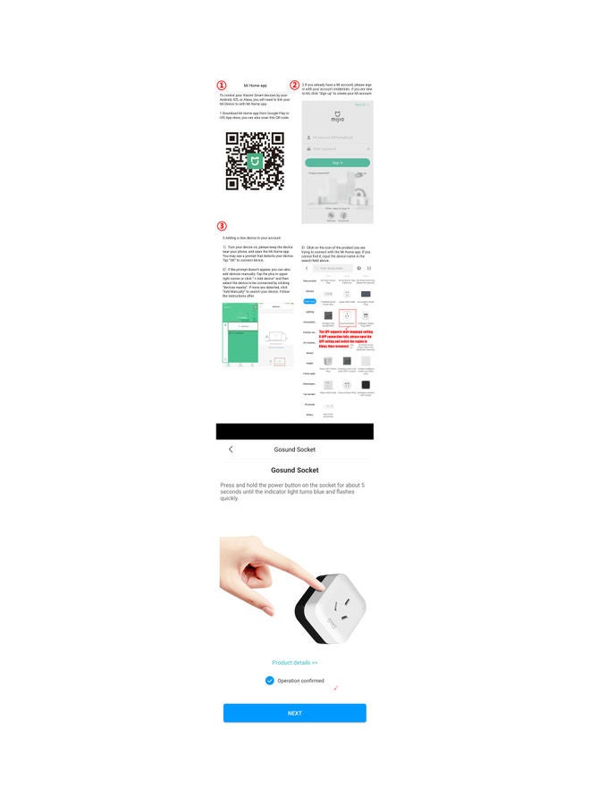 gosund CP2 Smart Socket 20W White/Black 8X5X5cm - Image 5