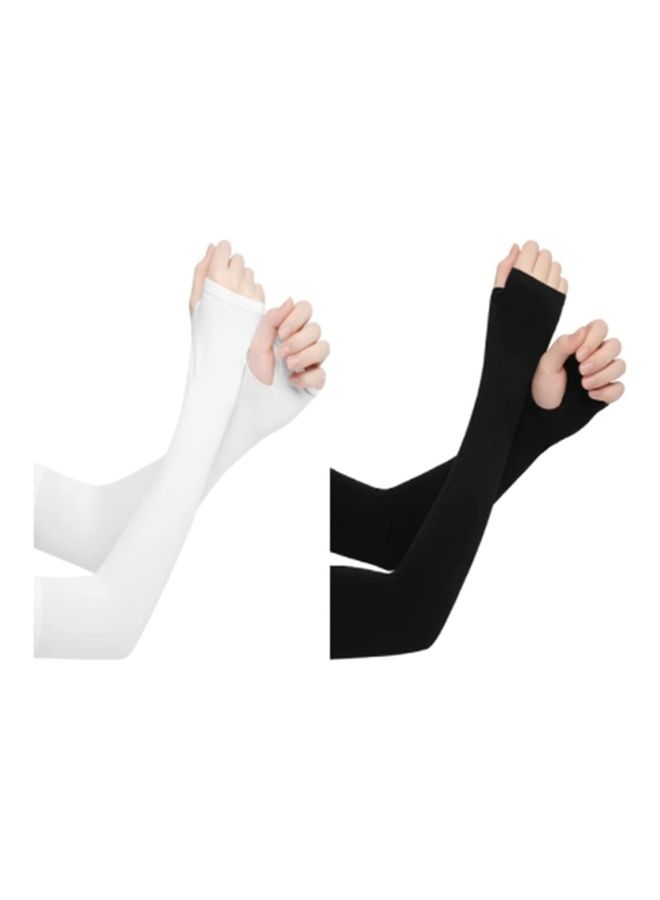 2 Pair Of UV Sun Protection Arm Sleeves One Size - Image 1