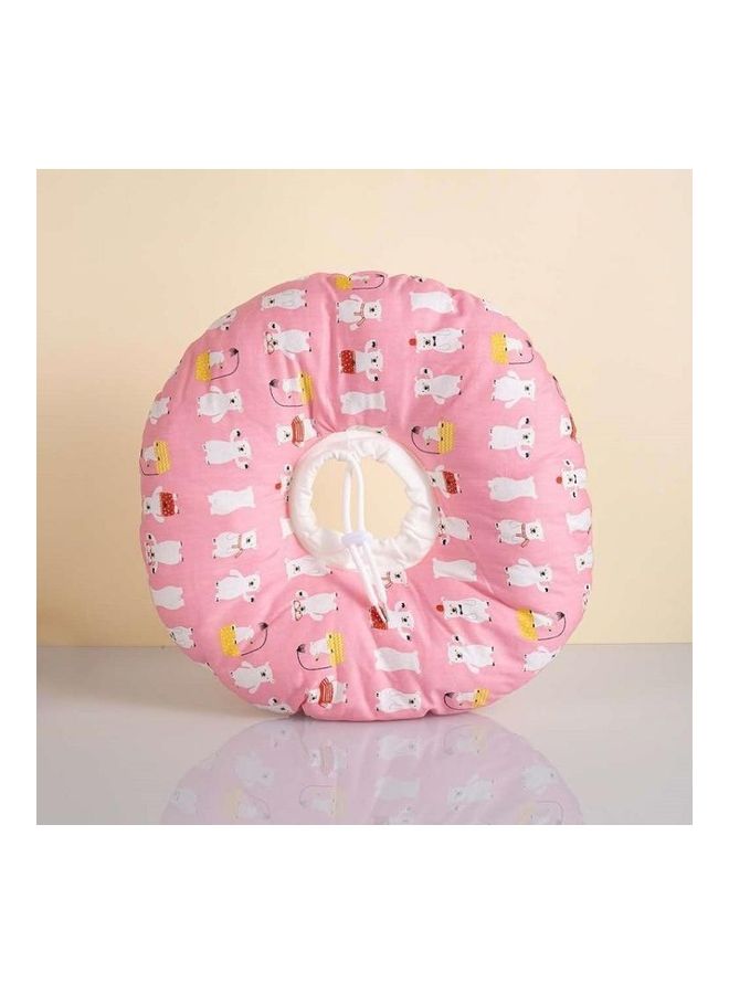 BGM 2-Piece Cat Anti-Lick/Bite Soft Ring Dog Collar Pet Supplies, Size-S Little White Bear - Image 2