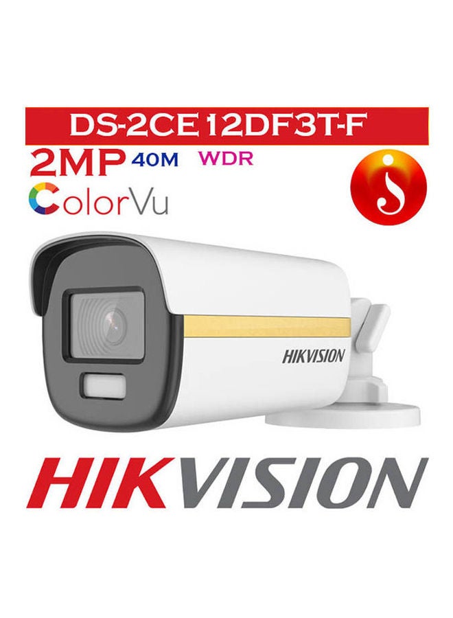 HIKVISION - 2 MP ColorVu Fixed Bullet Camera DS-2CE12DF3T-F(3.6mm) - Image 1