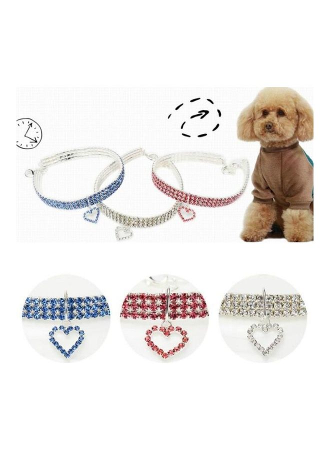 بي جي إم 2-Piece Elastic Pet Collars Blue - Image 4