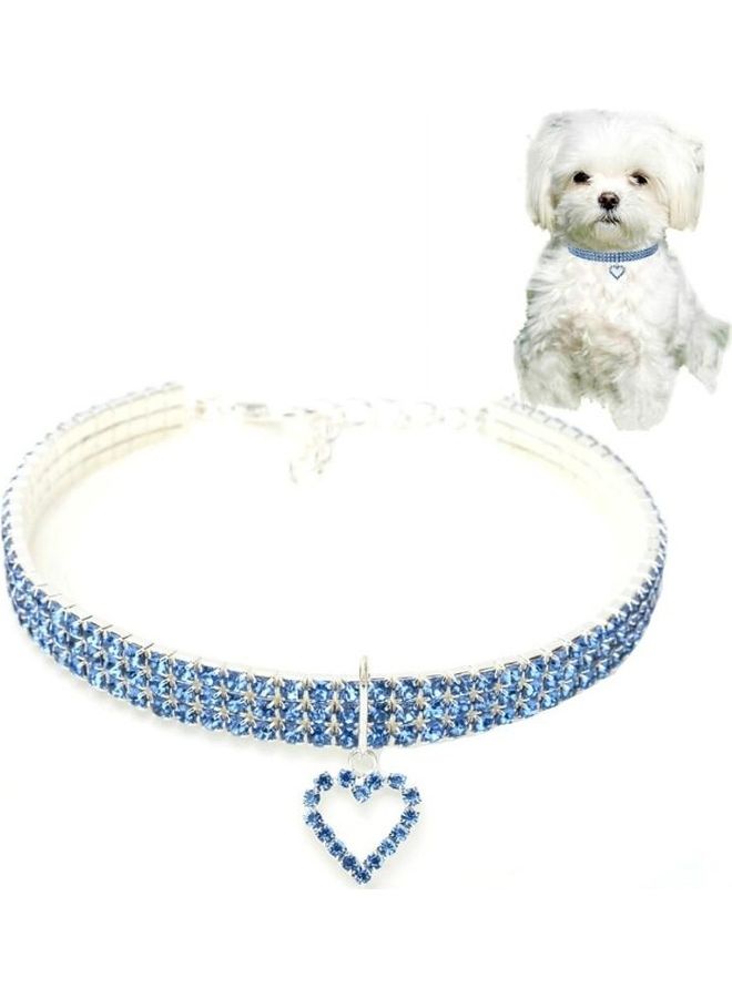 BGM 2-Piece Elastic Pet Collars Blue - Image 1