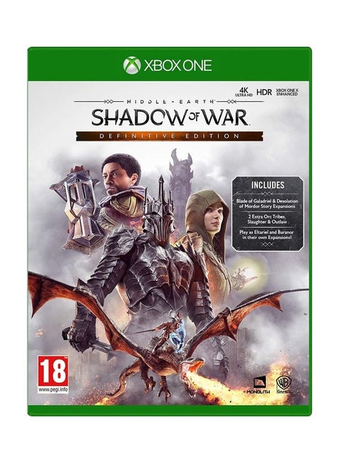 Middle-Earth Shadow of War - (Intl Version) - Xbox One