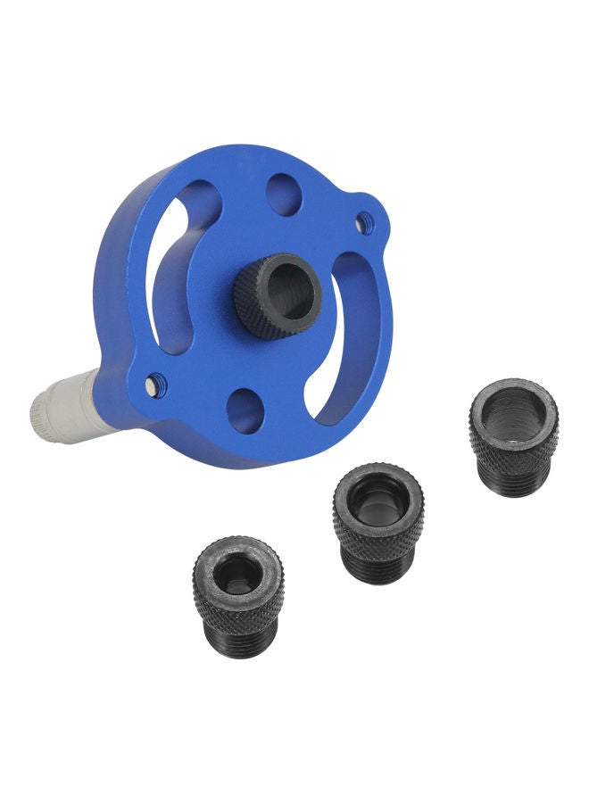 Wood Hole Positioner With 6/8/10 mm Drill Sleeve Blue/Black  - Image 1