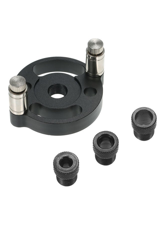 Wood Hole Positioner With 6/8/10 mm Drill Sleeve Black/Silver  - Image 1