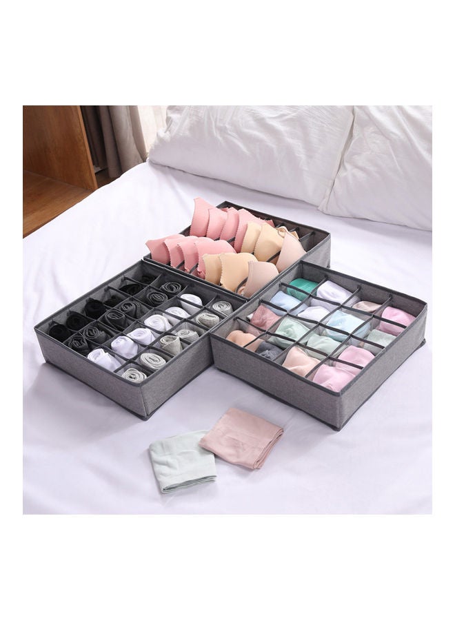 Generic - Foldable Underwear Storage Box Grey - Image 1