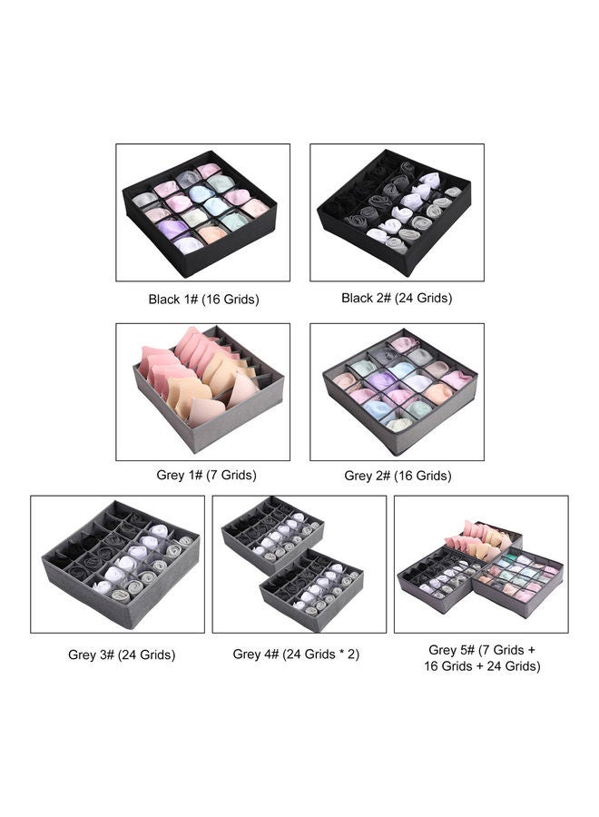 Generic - Foldable Underwear Storage Box Grey - Image 1