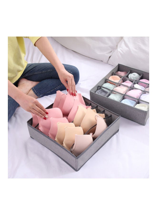 Generic - Foldable Underwear Storage Box Grey - Image 1