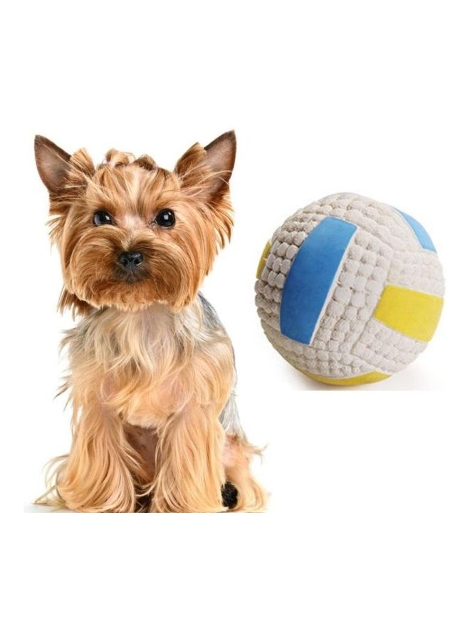 بي جي إم Latex Bite Sound Volleyball Ball Pet Toys Multicolour - Image 1