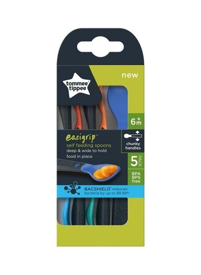 تومي تيبي 5 قطع ملاعق للتغذية الذاتية قبضة سهلة - Image 3