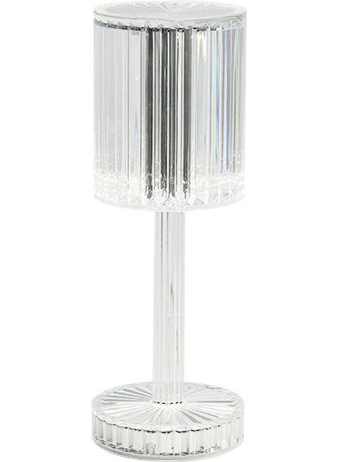 Modern Acrylic Crystal Table Lamp Warm White 30x12x0.5cm