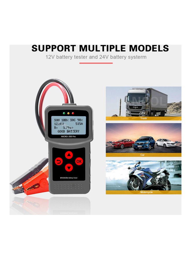 Car Battery Tester Multicolor 11x5x6cm - Image 2