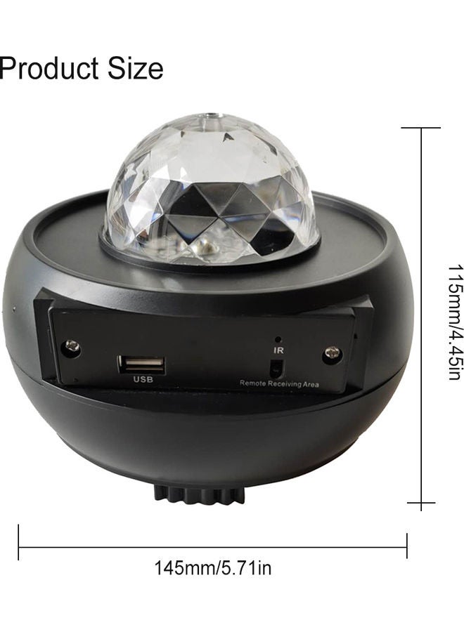 LED Projector Light With Remote Control Night Lamp Black 15.2x11.7x15.2cm - Image 3