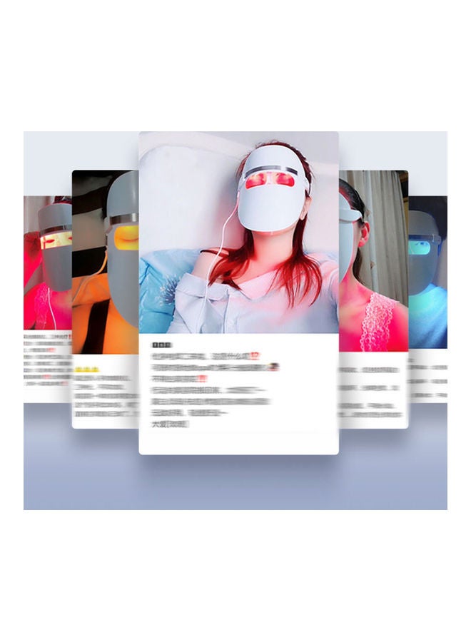 COSBEAUTY LED Photonic Skin Care Facial Mask White 25x10x19cm - Image 5