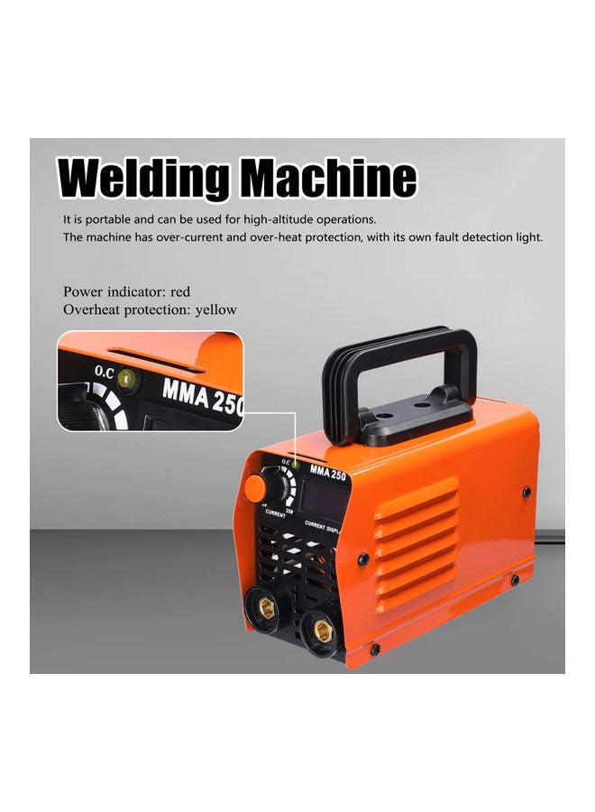 MMA-250 Electric Welding Machine Orange 28.00x16.00x26.00cm - v1631949035/N50940544A_3