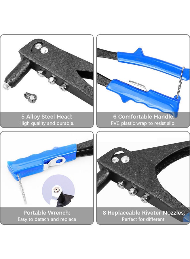 Riveter Rivet Gun Lake blue 23.50x2.70x8.30cm  - Image 3