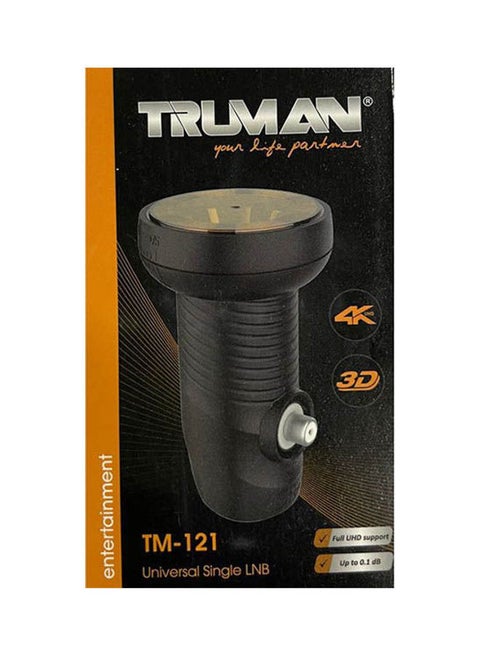 محول LNB فردي شامل بمنفذ واحد طراز TM-121 TM-121 أسود