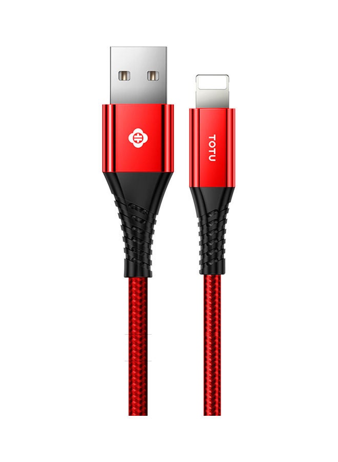 USB A To Lightning Data Sync Cable Red - v1631958437/N50941095A_1