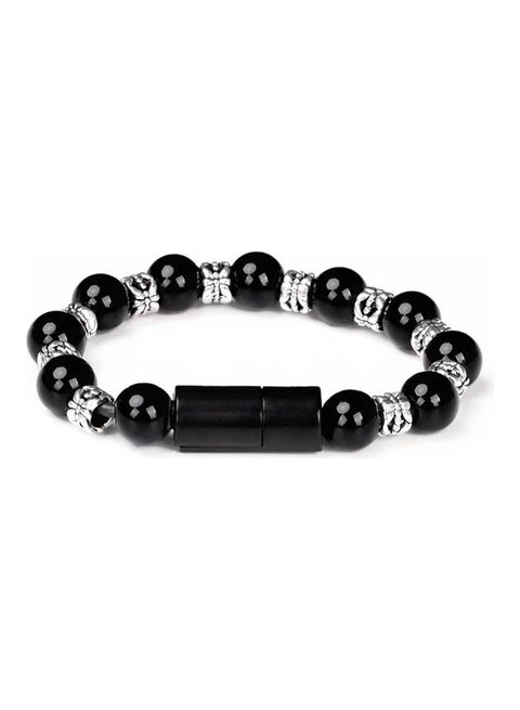 Smart Bracelet Comfortable And Portable Type-C Data Sync And Charging Cable Black