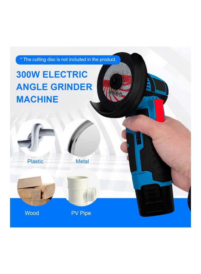 Electric Angle Grinder 300W Multicolor 27.50x9.50x14.00cm  - Image 3