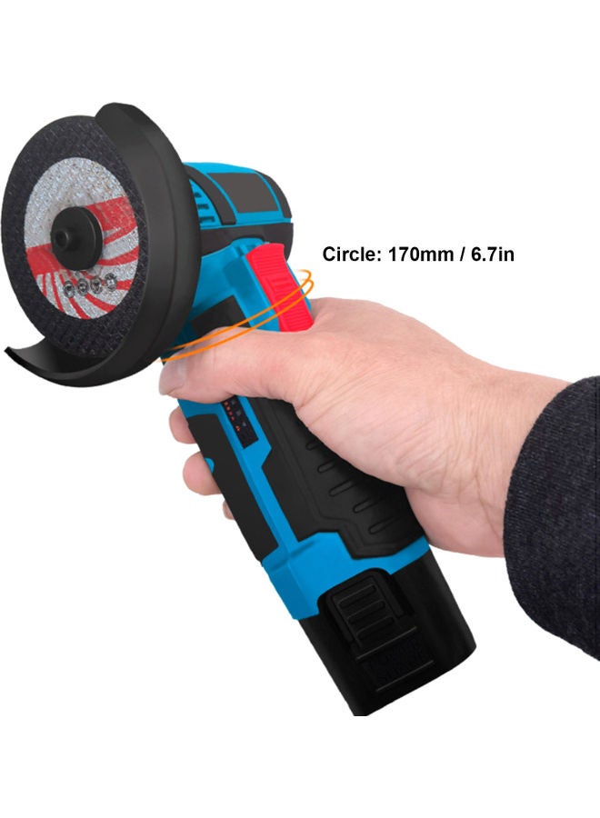 Electric Angle Grinder 300W Multicolor 27.50x9.50x14.00cm  - Image 4