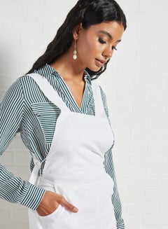 Charlie Holiday. Elle Strap Playsuit White  - Image 4