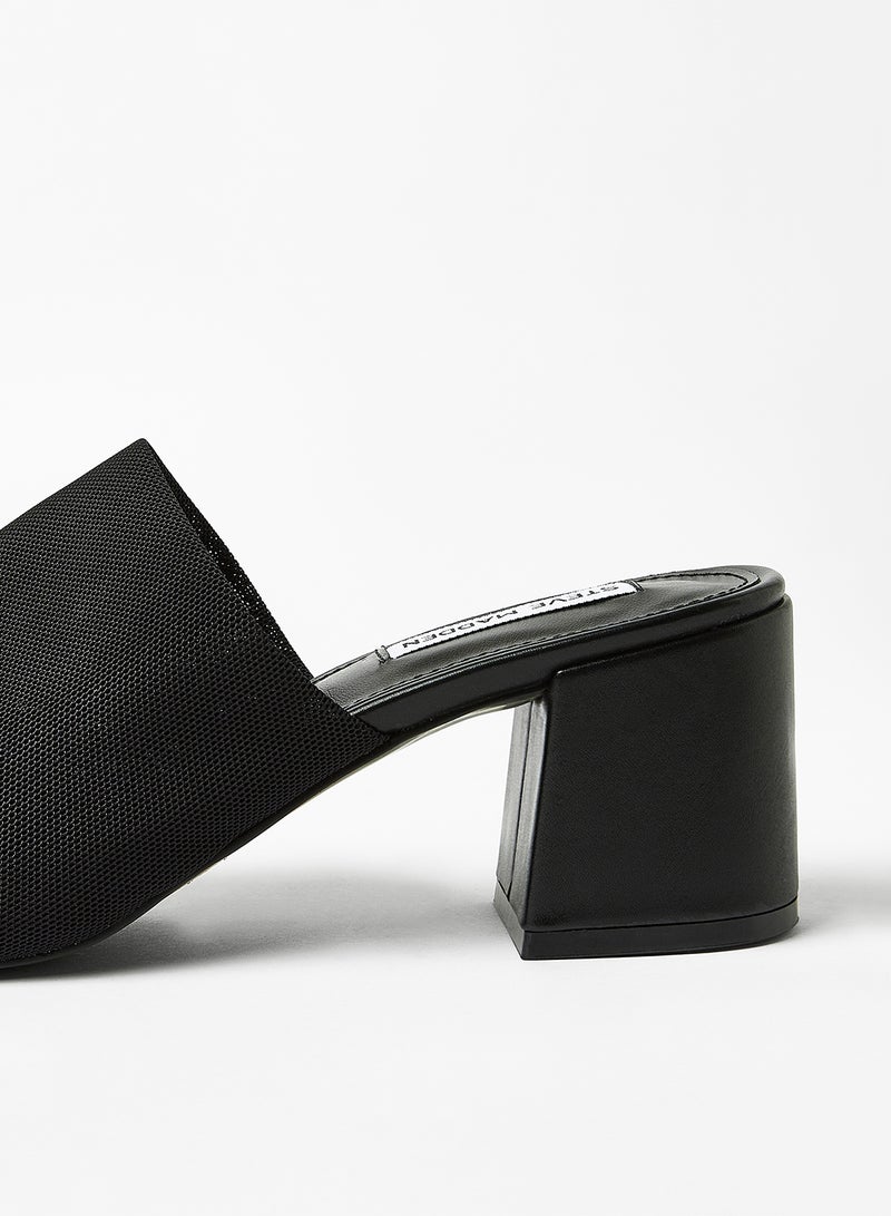 STEVE MADDEN - Esmeree Block Heels Black - Image 1