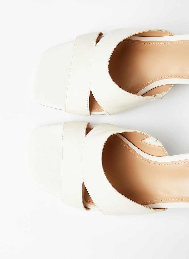 STEVE MADDEN Elessia Wedge Sandals White  - Image 4