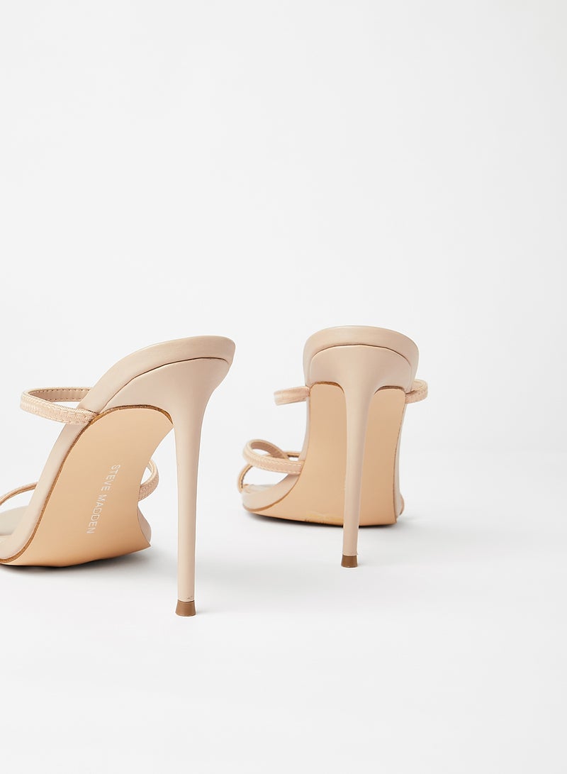 STEVE MADDEN - Bellaza High Heel Sandals Nude - Image 1