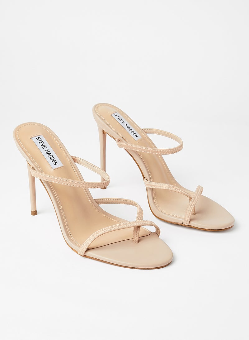 STEVE MADDEN - Bellaza High Heel Sandals Nude - Image 1