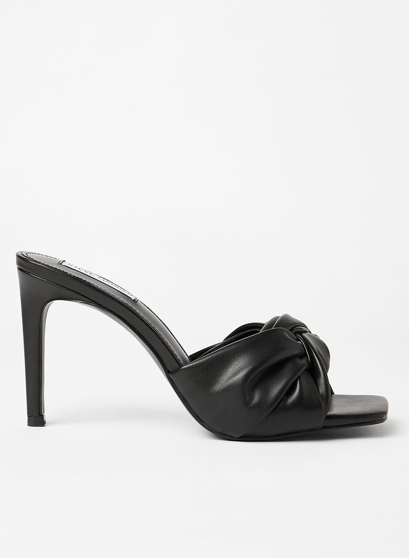 STEVE MADDEN - Tone High Heel Sandals Black - Image 1