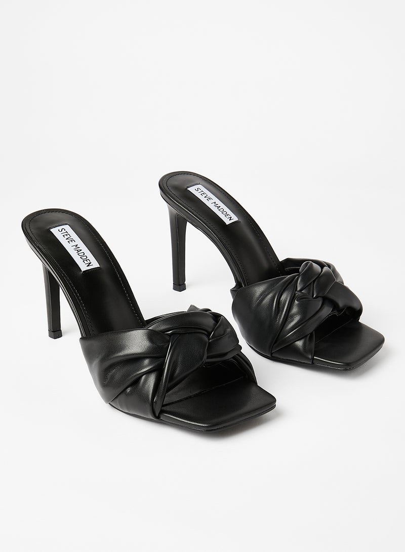 STEVE MADDEN - Tone High Heel Sandals Black - Image 1