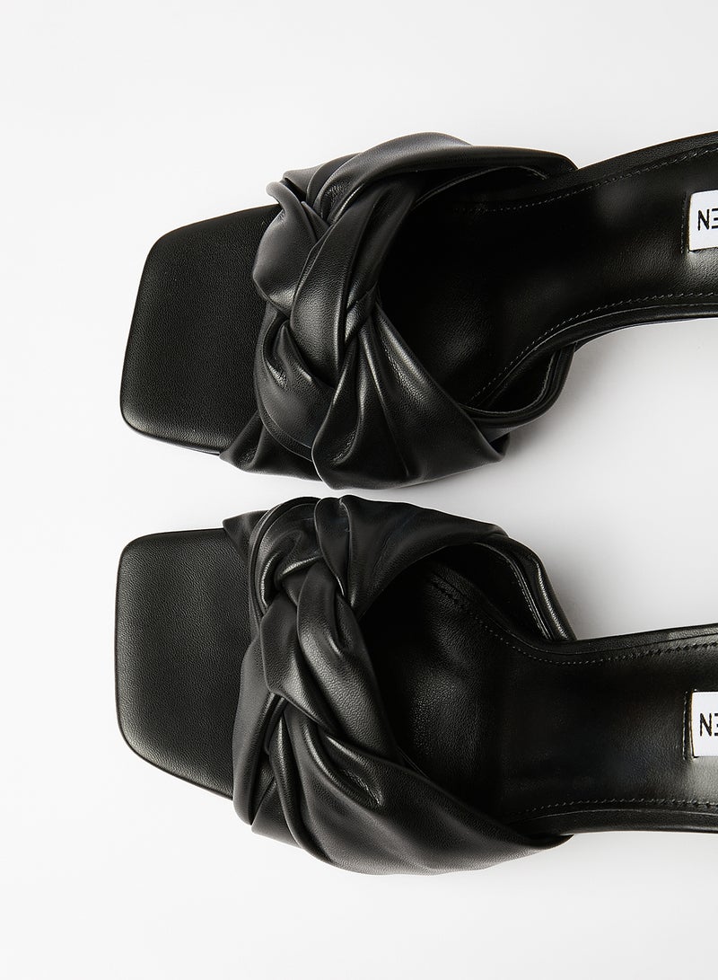 STEVE MADDEN - Tone High Heel Sandals Black - Image 1