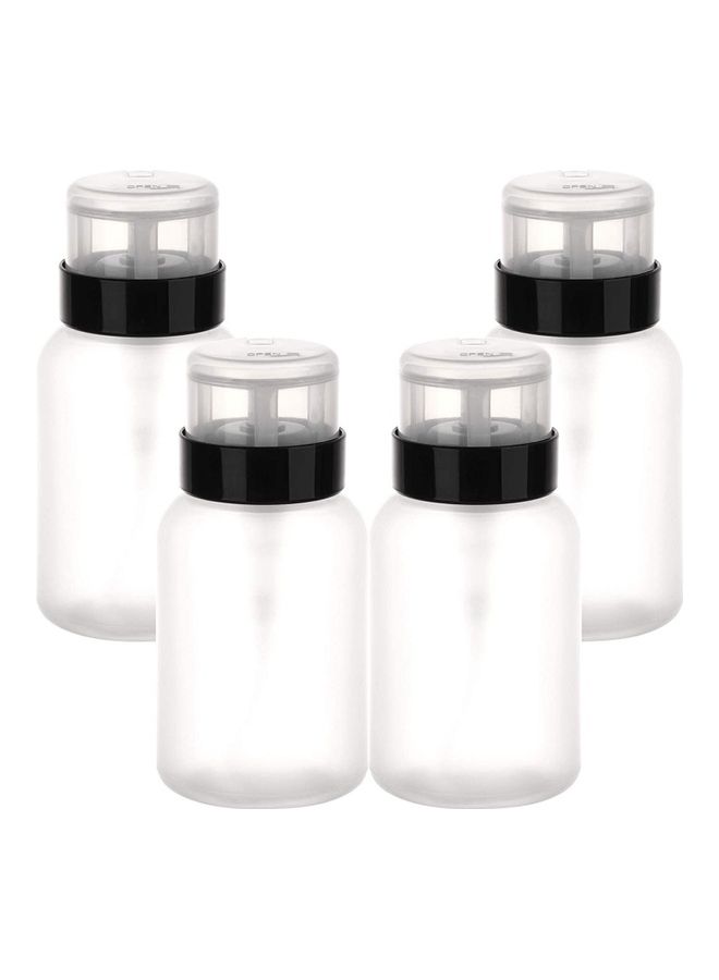 4-Pieces Acetone Bottle Black - Image 1