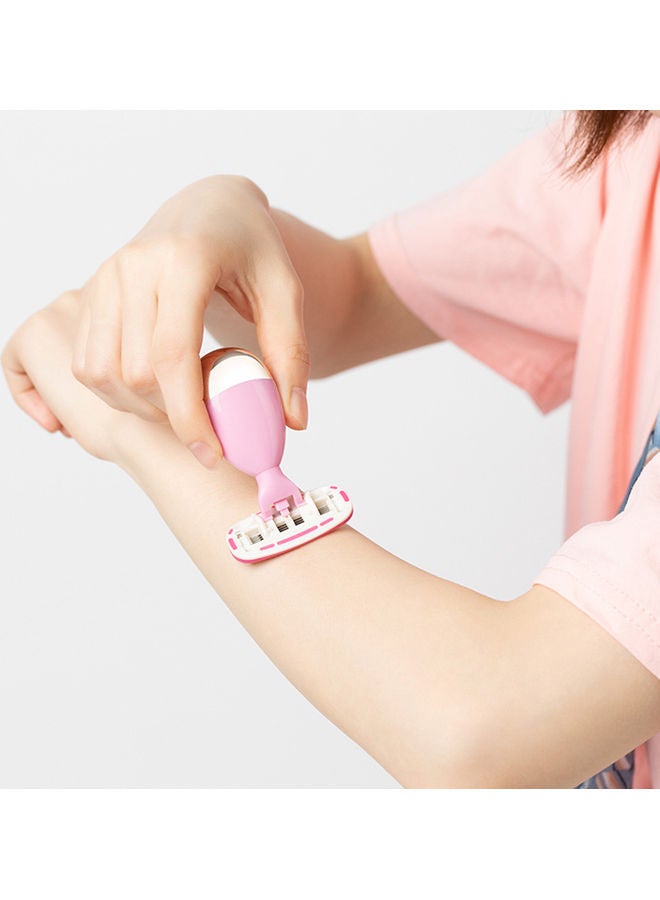 Portable Body Hair Remover Epilator Pink 11x4x9cm - Image 2