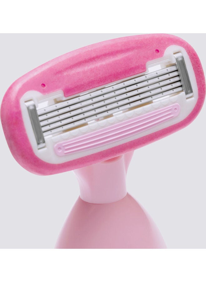 Portable Body Hair Remover Epilator Pink 11x4x9cm - Image 4