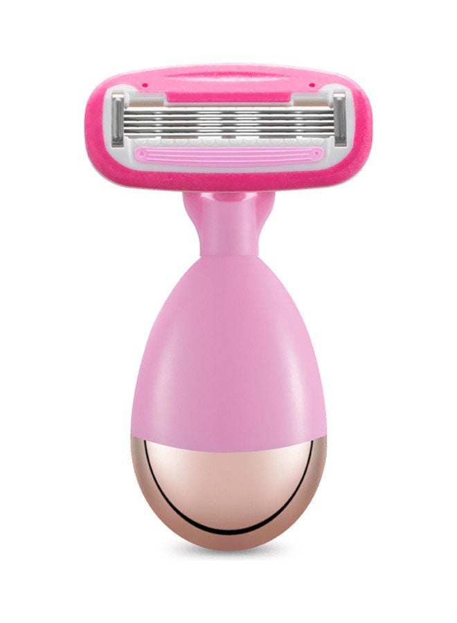 Portable Body Hair Remover Epilator Pink 11x4x9cm - Image 1