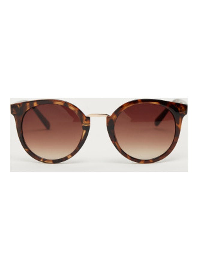 Women's Animal Printed Full Rim Cat-Eye Sunglasses with Nose Pads