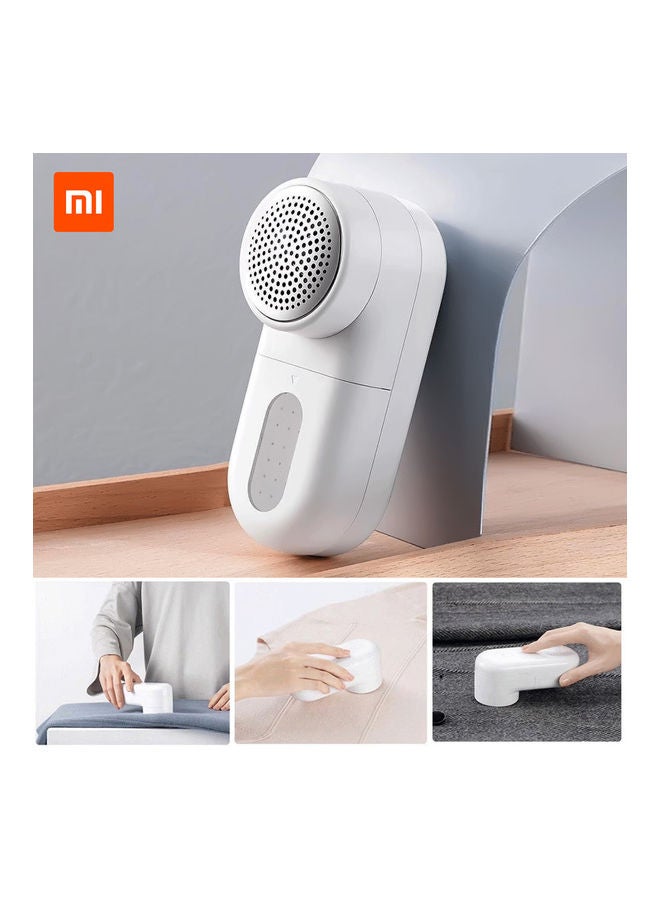 Endurance USB Charging Lint Remover Fuzz Shaver White - Image 1