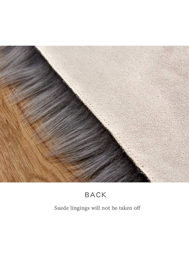 XiuWoo Soft Faux Sheepskin Fur Area Rugs Multicolour 100cm - Image 2