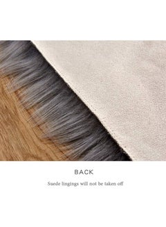 XiuWoo Soft Faux Sheepskin Fur Area Rugs Multicolour 100cm  - Image 2